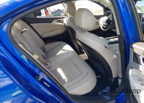 2019 Genesis G70 3.3T Advanced z USA, uszkodzony, nr VIN KMTG34LE2KU022342